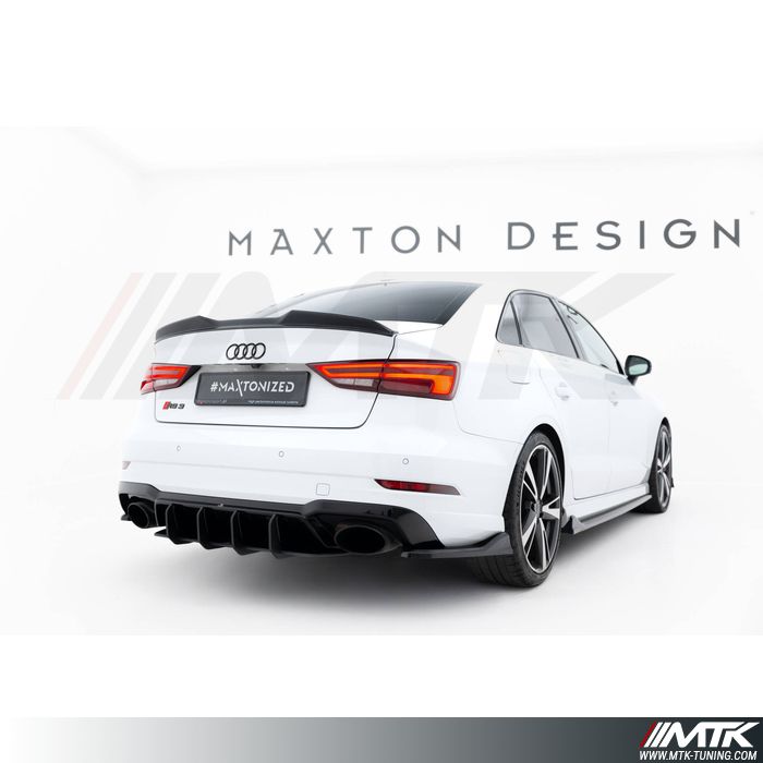 Diffuseur central Maxton Street Pro V2 Audi RS3 8V  Phase 2 2016 -2020